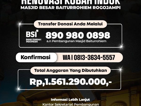 Renovasi Kubah Induk